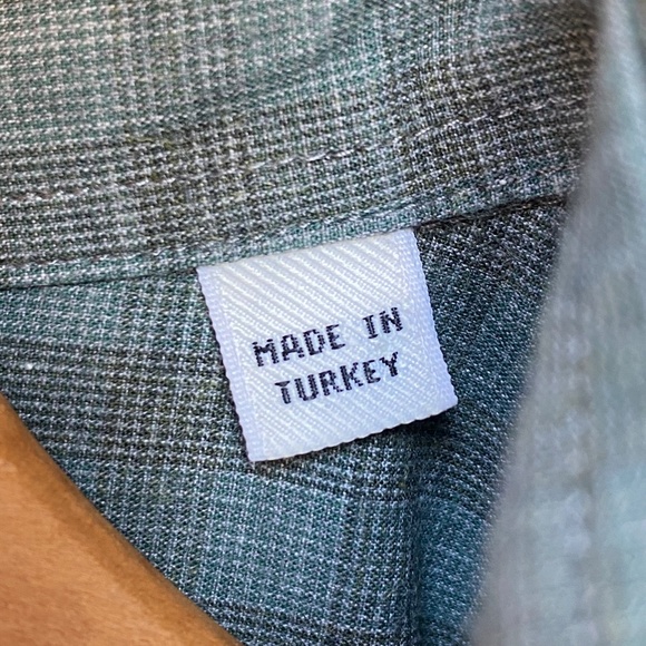 Billy Reid Long Sleeve Button Down, Green, Size Small - Picture 4 of 9